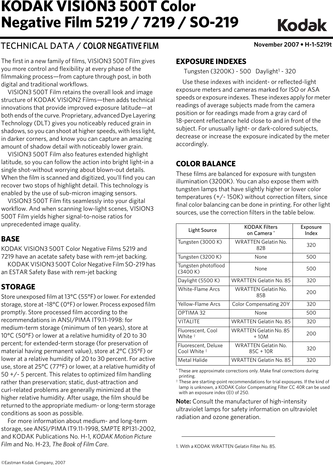 Page 1 of 6 - Kodak Kodak-5219-Users-Manual- TI2647 Kodak-5219-users-manual