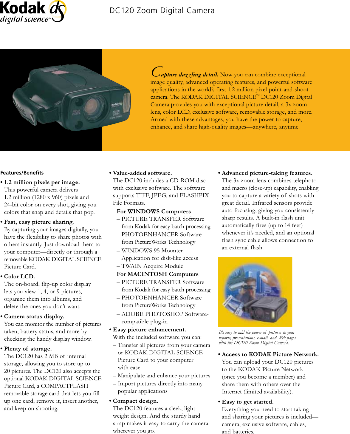 Kodak Dc120 Users Manual