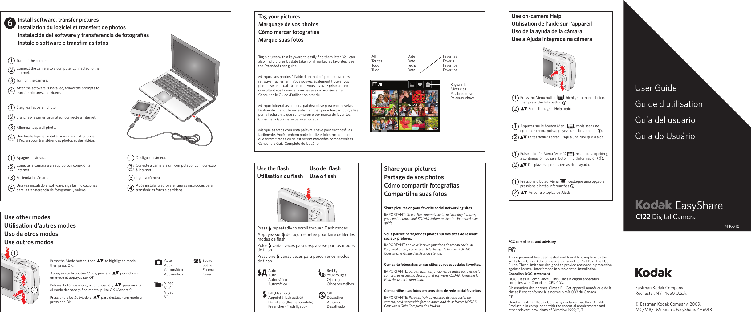 Page 1 of 2 - Kodak Kodak-Easyshare-C122-Users-Guide- F  Kodak-easyshare-c122-users-guide