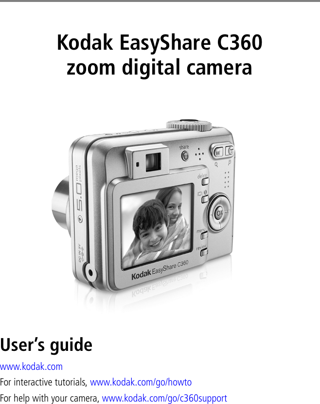 Kodak Easyshare C360 Users Manual Urg_00381