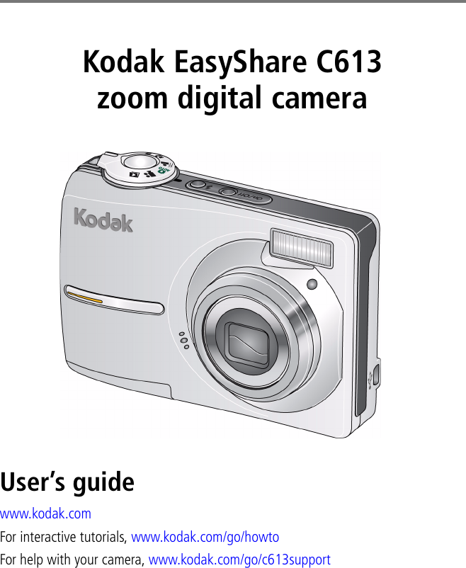 Kodak Easyshare C613 Users Manual Urg_00711