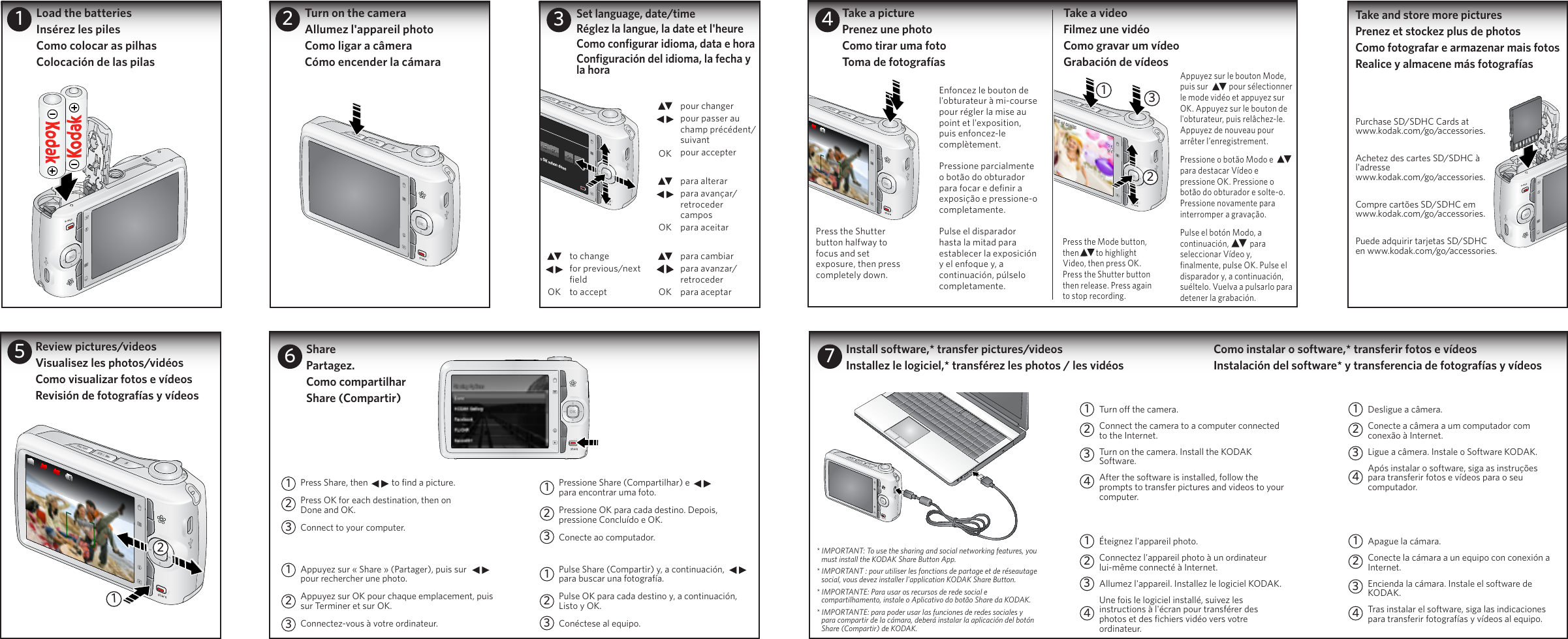 Page 2 of 2 - Kodak Kodak-Easyshare-Cd153-Users-Guide- CD153 FUG-AMER-4H8705  Kodak-easyshare-cd153-users-guide