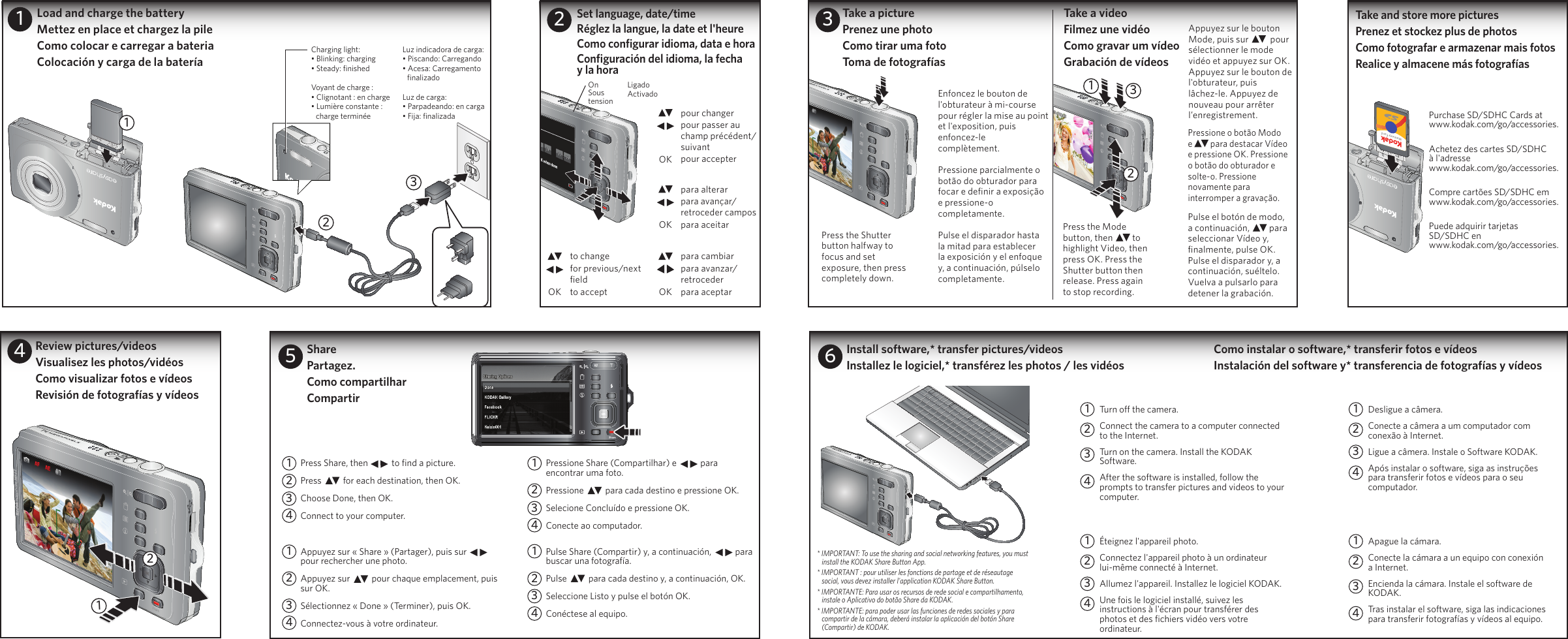 Page 2 of 2 - Kodak Kodak-Easyshare-M522-Users-Guide-  Kodak-easyshare-m522-users-guide