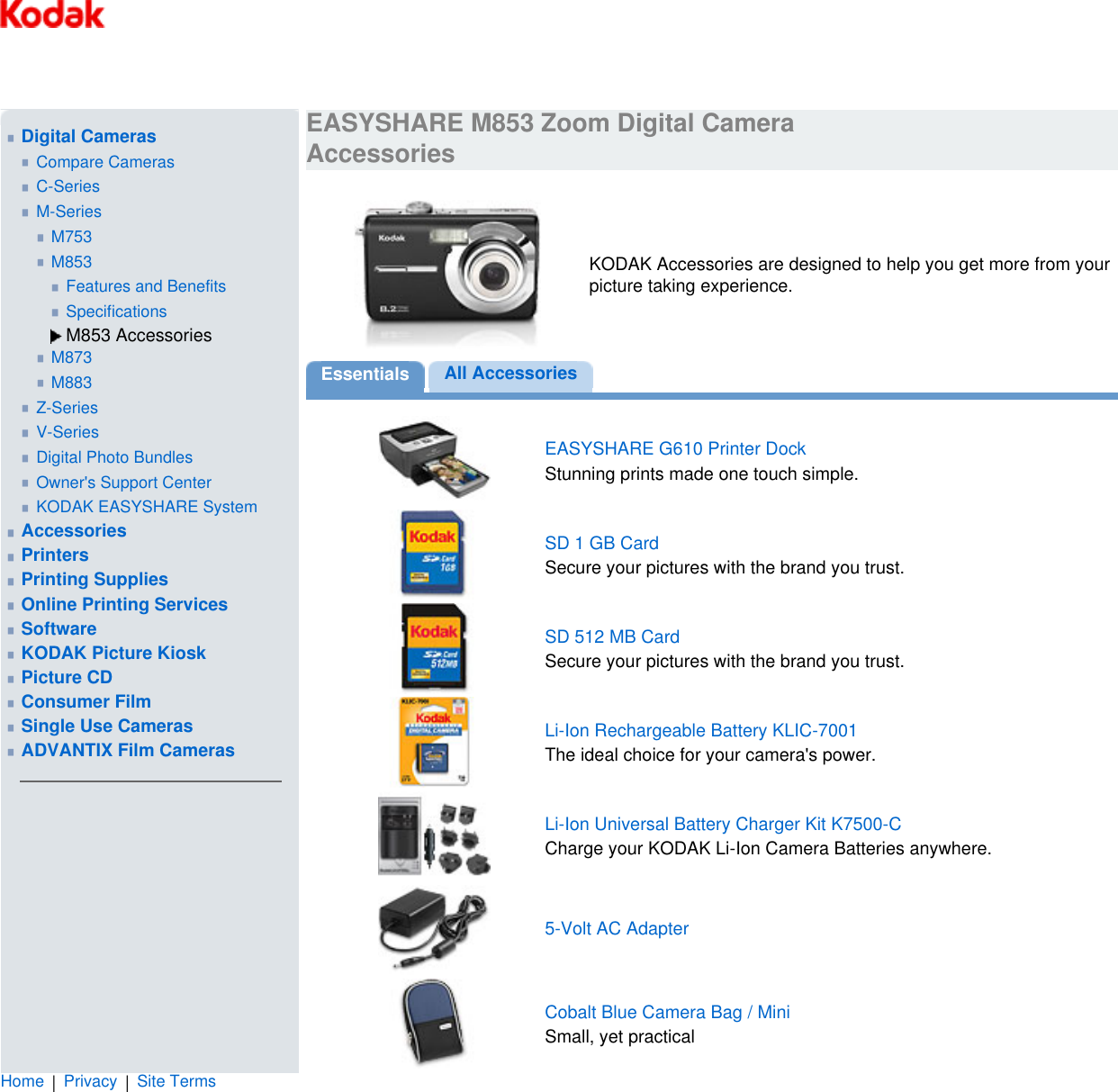 Page 9 of 9 - Kodak Kodak-Easyshare-M853-Users-Manual- EASYSHARE M853 Zoom Digital Camera  Kodak-easyshare-m853-users-manual
