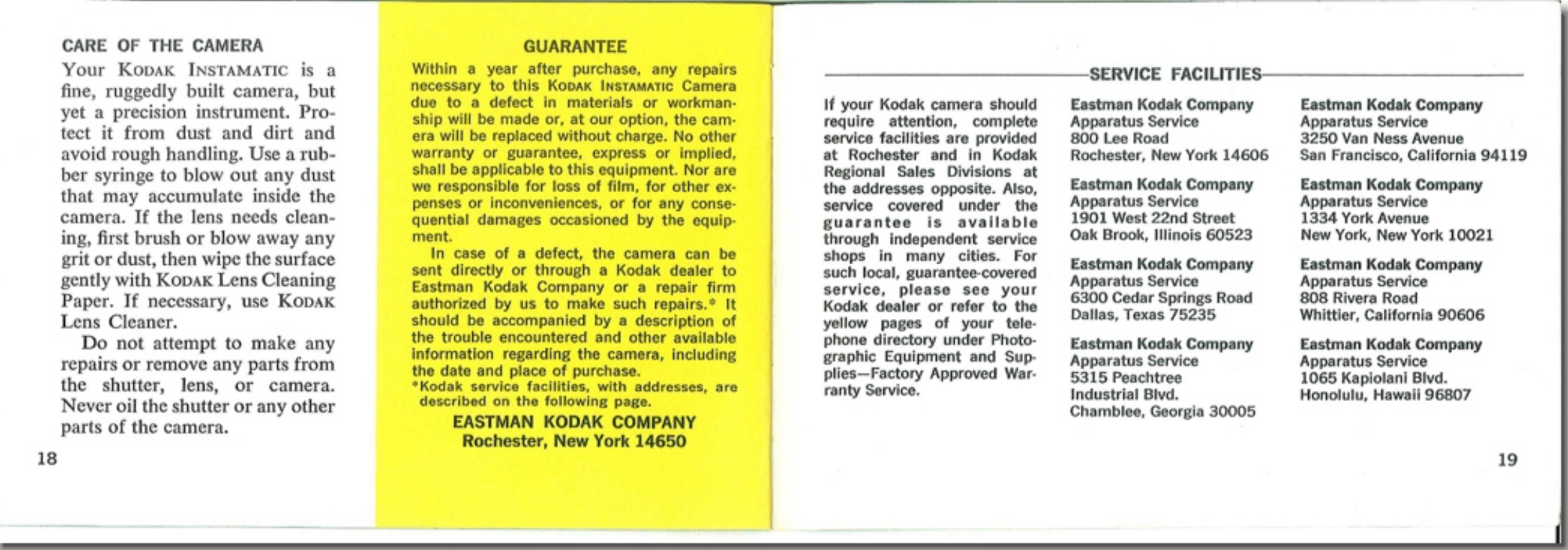 Page 10 of 10 - Kodak Kodak-Instamatic-704-Instruction-Manual-  Kodak-instamatic-704-instruction-manual