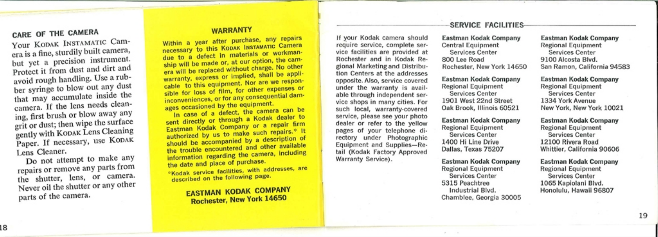 Page 10 of 10 - Kodak Kodak-Instamatic-X-90-Instruction-Manual-  Kodak-instamatic-x-90-instruction-manual