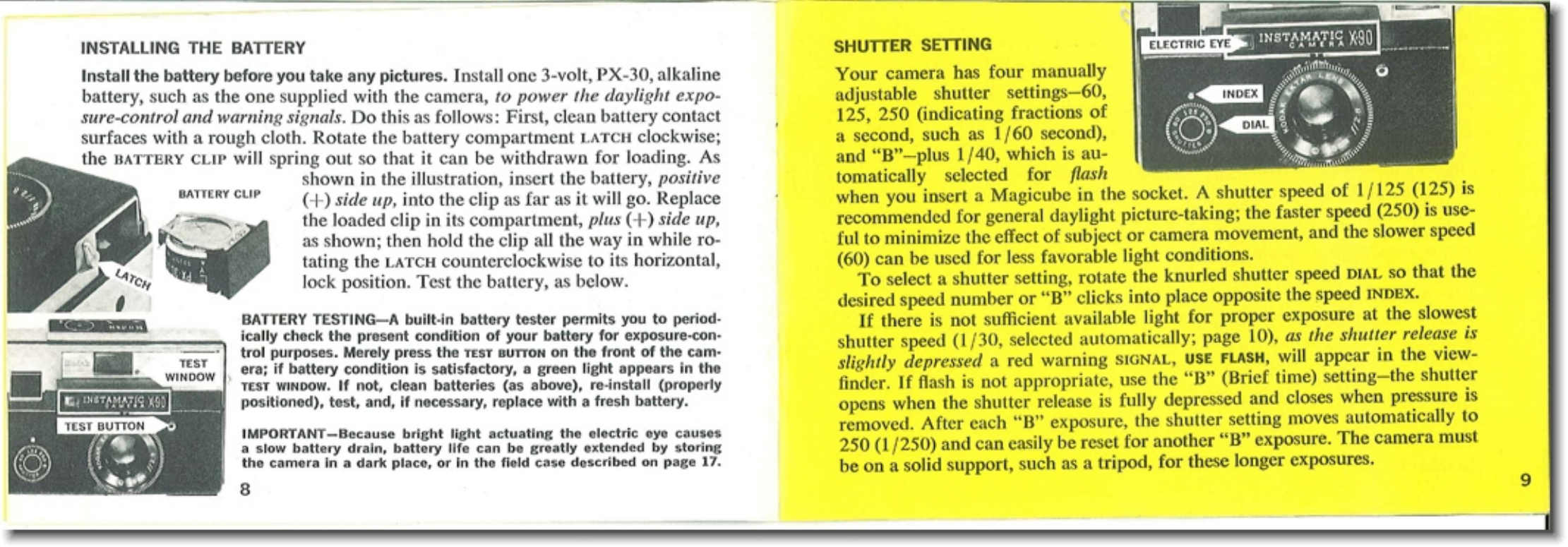 Page 5 of 10 - Kodak Kodak-Instamatic-X-90-Instruction-Manual-  Kodak-instamatic-x-90-instruction-manual