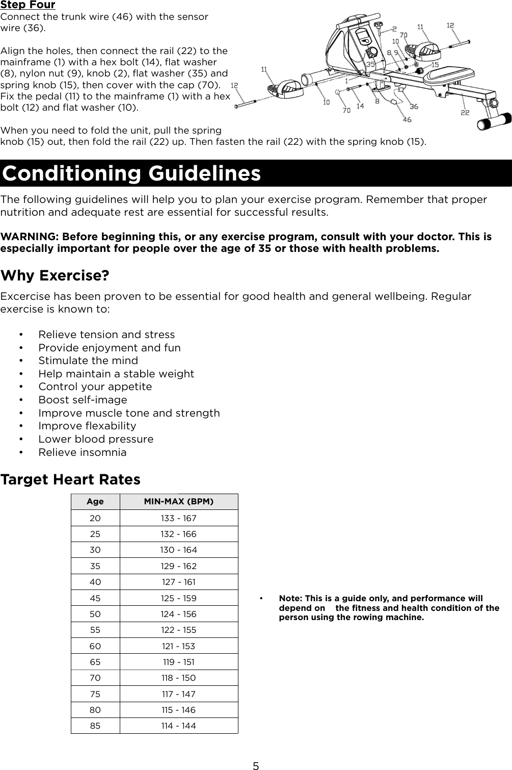 fortis rowing machine
