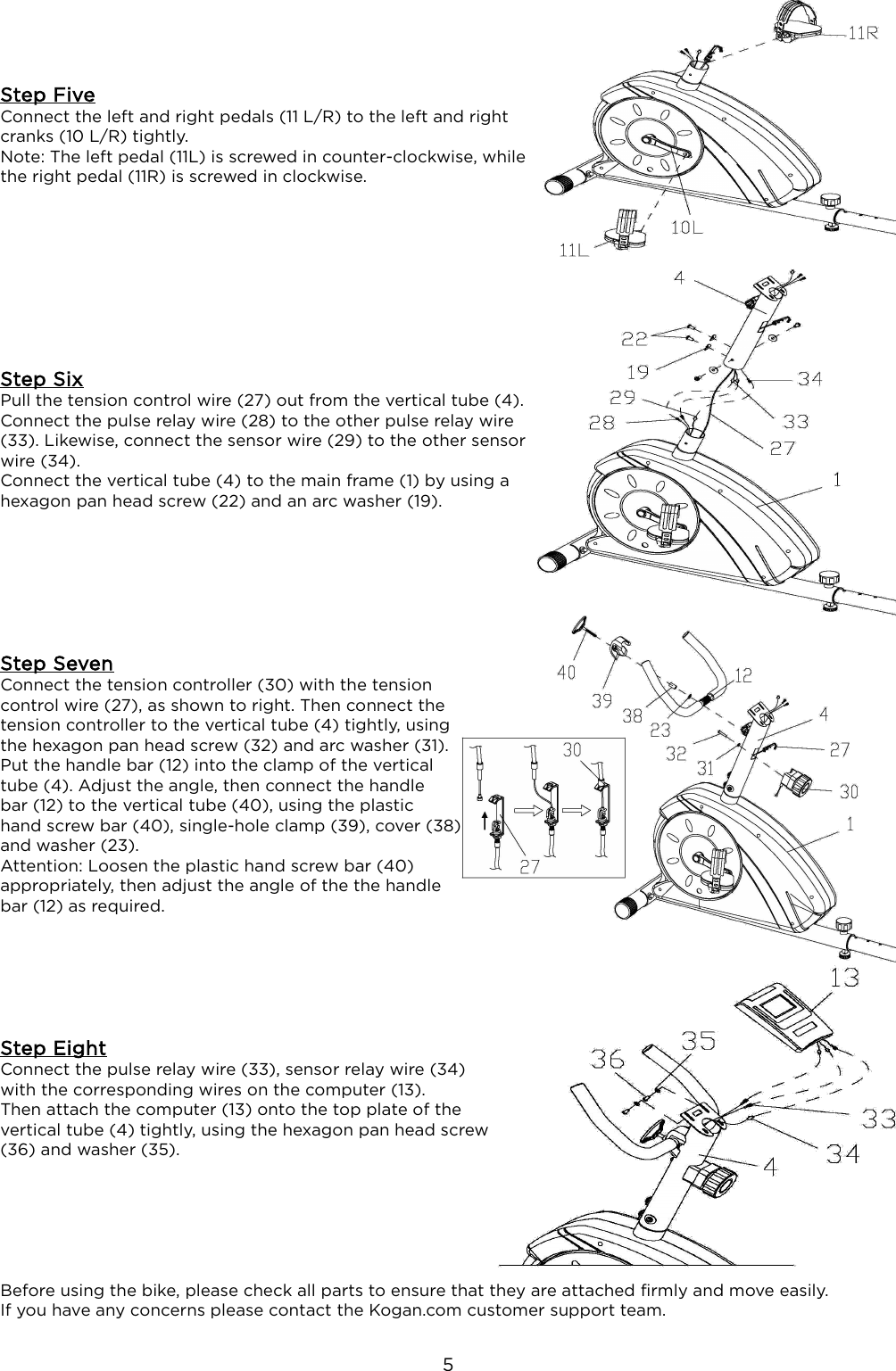 kogan recumbent bike