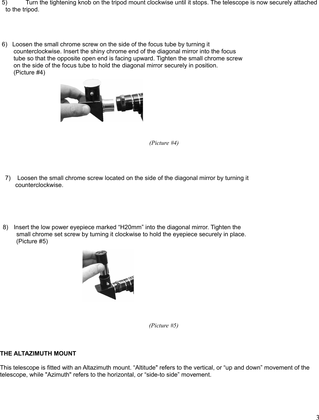Page 4 of 10 - KAMTS02PAKB Telescope And Microscope Pack User Manual  KAMTS02PAKB-A