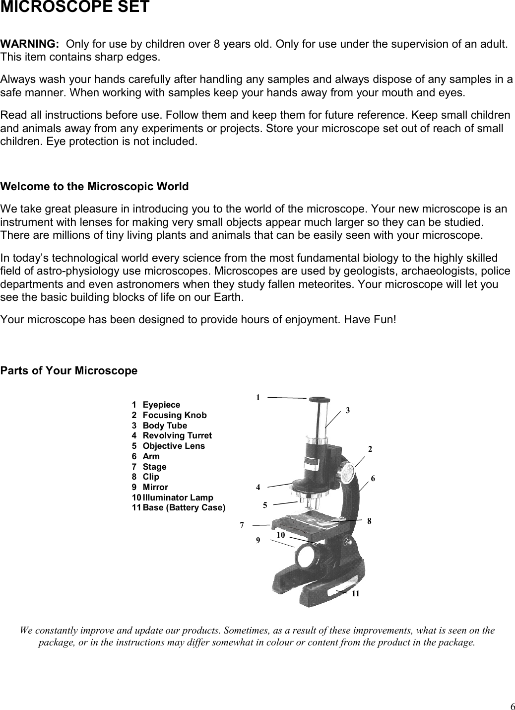 Page 7 of 10 - KAMTS02PAKB Telescope And Microscope Pack User Manual  KAMTS02PAKB-A