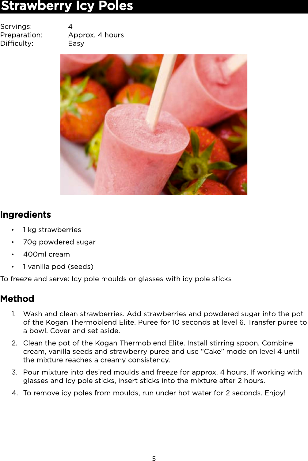 Page 5 of 5 - Kogan ThermoBlend Elite All-in-One Food Processor & Cooker Recipes  KAPRETHBLNA