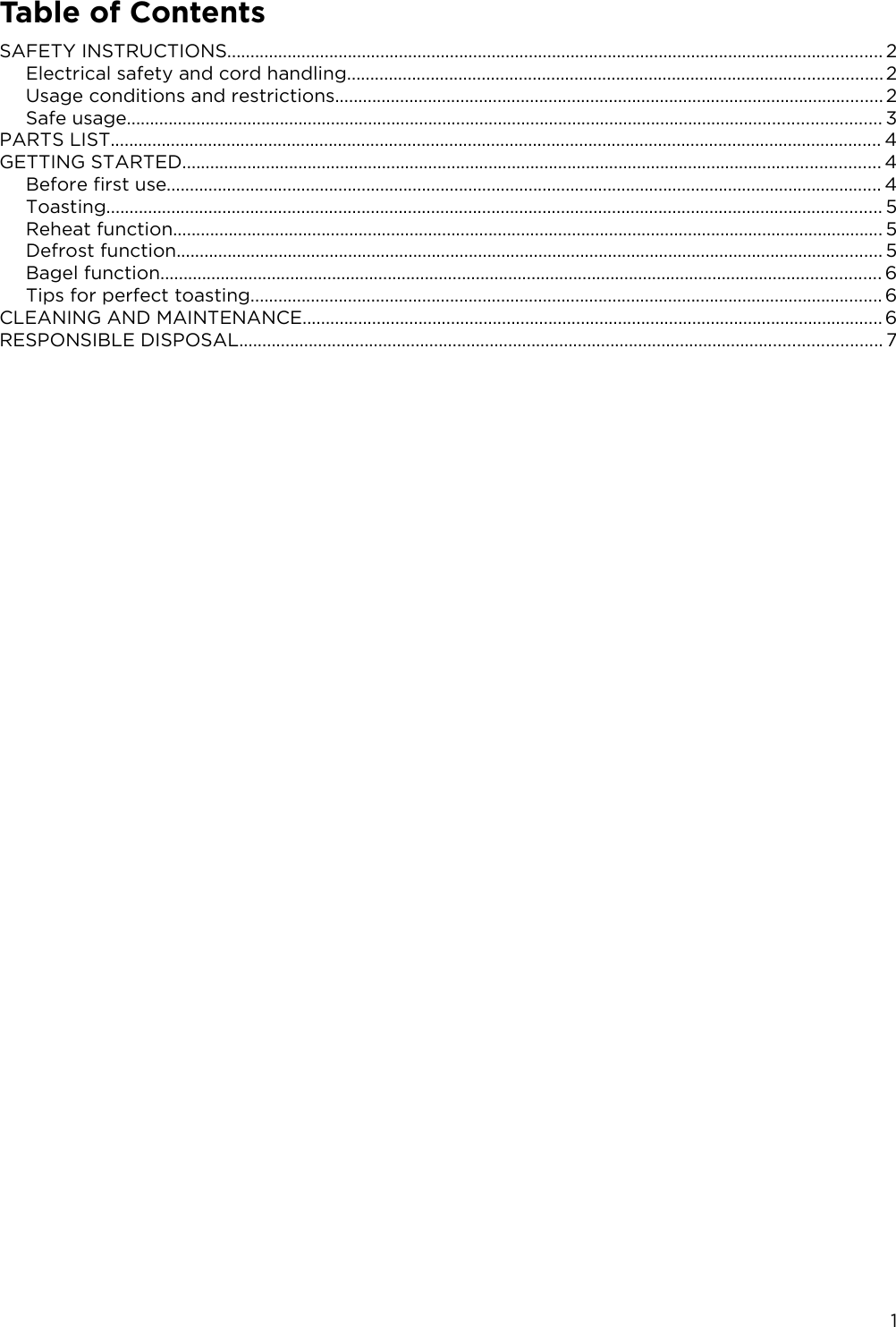Page 2 of 8 - KASMT02TSTB Stainless Steel Smart Toaster User Manual  Kasmt02tstb-a
