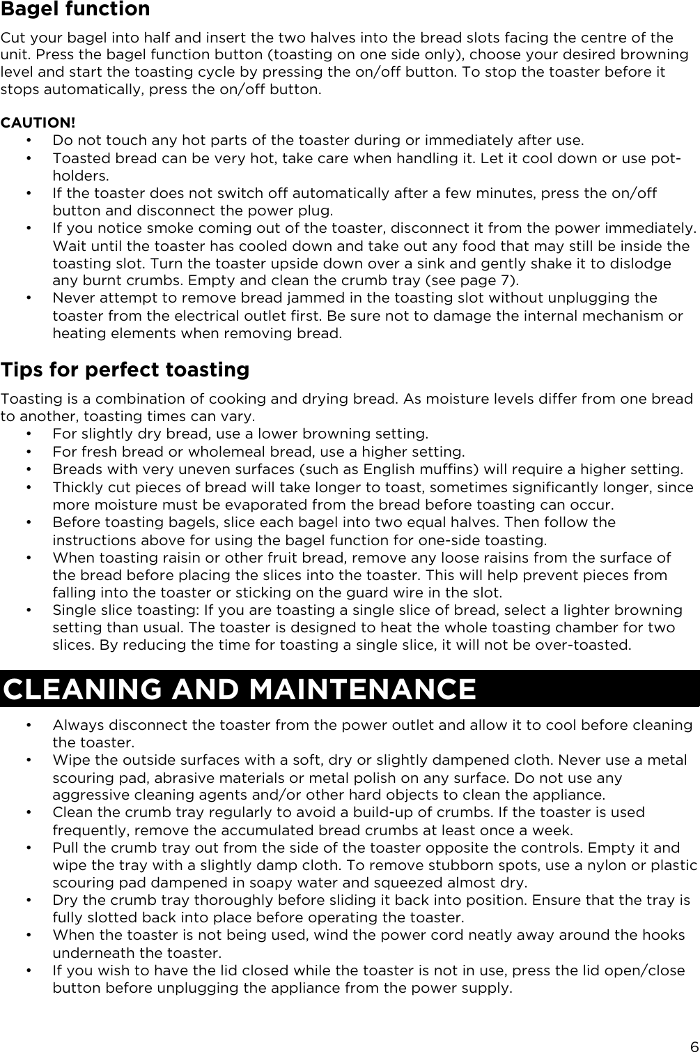 Page 7 of 8 - KASMT02TSTB Stainless Steel Smart Toaster User Manual  Kasmt02tstb-a