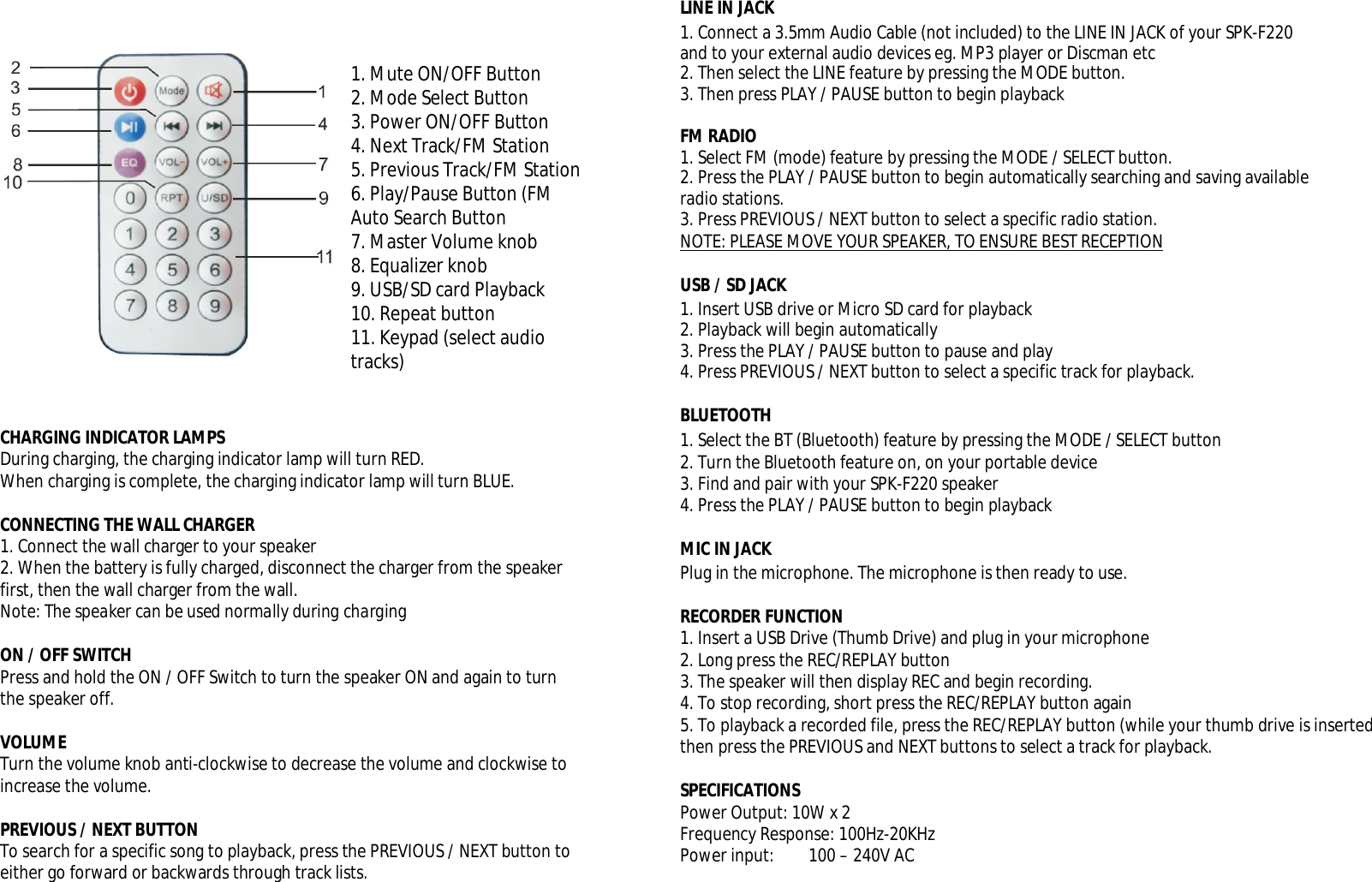 Page 2 of 3 - LSR-SPK-F220