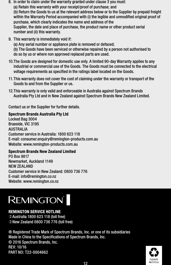 Page 12 of 12 - REM-EP7031AU