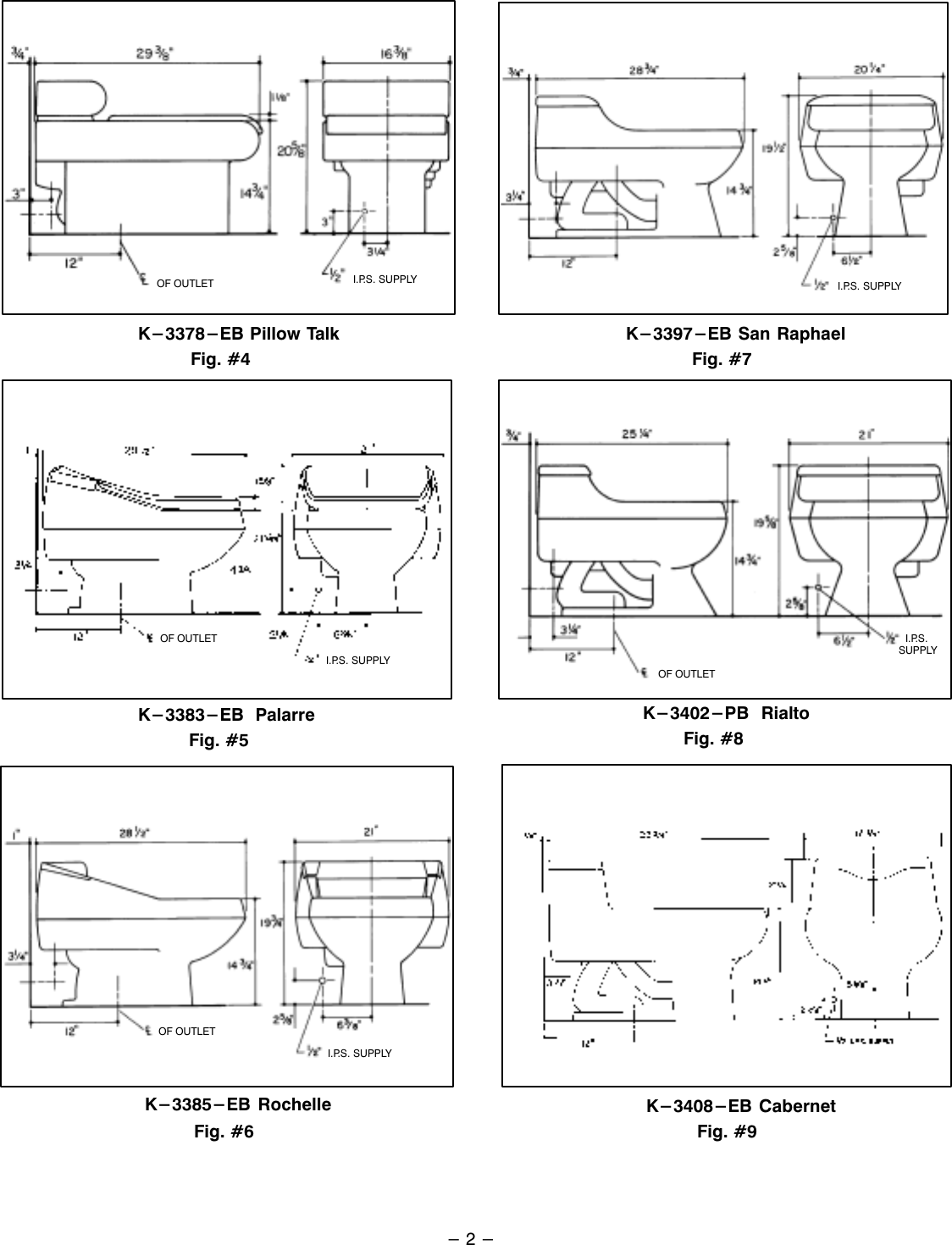 Page 2 of 12 - Kohler Kohler-Toilets-K-3378-Eb-Users-Manual-  Kohler-toilets-k-3378-eb-users-manual