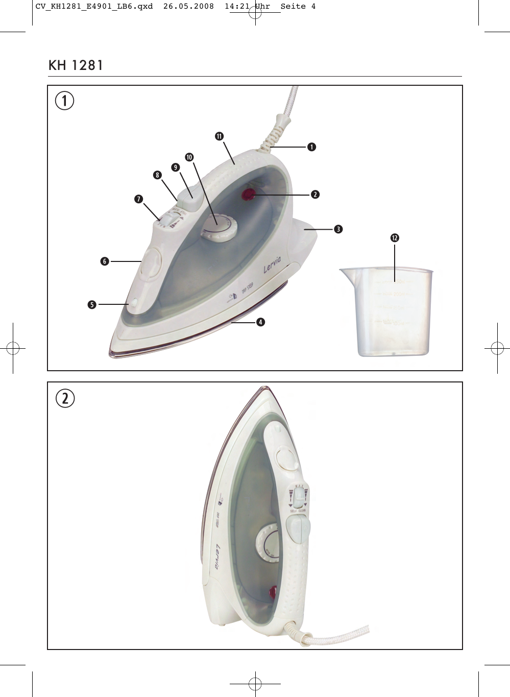 Page 2 of 9 - Kompernass Kompernass-Silvercrest-Kh-1281-Users-Manual- CV_KH1281_E4901_LB6  Kompernass-silvercrest-kh-1281-users-manual