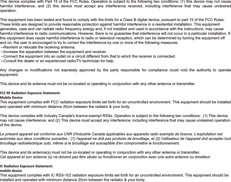 重要说明：在安装或使用该产品之前, 请阅读所有的安全、安装说明和用户文档资料. 要查看并下载安全, 安装说明和用户文档资料，请转到 http://konftel.com/support. 所有信息都可能随时更改, 恕不另行通知. 请随时查看 Konftel 的&ldquo;支持&rdquo;网站以获取更新信息 http://konftel.com/support警告 请勿在附近有水的地方使用该产品。请勿在电闪雷鸣时使用该产品。当你在有煤气泄漏的附近时，请勿使用该产品报告煤气泄漏。用于该产品的电信布线功率必须限制在 42-56 伏直流，&le; 1.3 安 培直流。重要通知:在您安裝或操作本產品前，請先閱讀所有有關安全, 安裝, 以及使用說明文件. 您可在以下 站 http://konftel.com/support. 或下載有關安全、安, 以及使用說明文件. 在沒有通知 的情 下, 所有的 有可能. 必在Konftel 的支援 站 http://konftel.com/support. 先 查更新 息.警告！勿在近水處操作本產品。請勿在雷電風雨中使用本產品。当您在鄰近瓦斯外漏，勿使用本產品報告瓦斯外漏。 本產品電力經由電信線路必須限定在 42-56 伏特直流電，小於等於 1.3 安培 直流電。重要なお知らせ 本製品の設置及びご使用の前にすべての安全、設置に関する説明書やユーザーガイドをお読みください。安全、設置に関する説明書やユーザーガイドは、http://konftel.com/supportで参照及び 入手が可能です。すべての情報は予告なく変更されることがあります。最新情報はKonftelのサポートウェブサイトhttp://konftel.com/supportをご ください。警告 水に濡れるおそれのある場所や湿度が高い場所で本製品を使用しないでください。雷が発生しているときには本製品を使用しないでください。ガス漏れが発生しているとき、その周辺では本製 品を用いてガス漏れの通報をしないでください。通信回線を介しての本製品への電源供給は、42 ～ 56 ボルトDC、1.3 アンペアDC 以下としてください。对于配有锂离子电池的产品（Konftel         E      g   o     ,              5 5 W x, 300Mx  及  300Wx）：若电池闲置不用，请至少每隔 6 个月为其充电一次，以避免漏电和因自放电所致的性能退化。㭧㣪G㞢ⰒaG㧊G㩲䛞㦚G㍺䂮䞮Ệ⋮G㧧☯䞮₆G㩚㠦G⳾✶G⽊㞞SG㍺䂮SG㌂㣿㧦G㍺ⳛ㍲⯒G㧓㦒㕃㔲㡺UG⽊㞞SG㍺䂮SG㌂㣿㧦G㍺ⳛ㍲⯒G⽊Ệ⋮G┺㤊⪲✲䞮⩺ⳊG┺㦢㦮G㥏㌂㧊䔎⪲GṖ㕃㔲㡺ahttp://konftel.com/support.G⳾✶G㩫⽊⓪GὋ㰖䞮㰖G㞠ἶG⼖ἓ♶G㑮G㧞㔋┞┺UG㠛◆㧊䔎⯒G㥚䟊GrG㰖㤦G㥏㌂㧊䔎⯒G䟃㌗G㼊䋂䞮㕃㔲㡺GˀGhttp://konftel.com/supportἓἶⶒ₆ṖG㧞⓪GὉ㠦㍲G⽎G㩲䛞㦚G㌂㣿䞮㰖GⰞ㕃㔲㡺UG⻞ṲṖG䂶G➢G⽎G㩲䛞㦚G㌂㣿䞮㰖GⰞ㕃㔲㡺UGṖ㓺ṖG㥶㿲♮ἶG㧞⓪G⿖⁒㠦㍲GṖ㓺G㥶㿲㠦G╖䟊G⽊ἶ䞮㰖GⰞ㕃㔲㡺UG⽎G㩲䛞㦮G䎪⩞䄺ⷺ┞䅖㧊㎮G⺆㍶G㩚⩻㦖G[YT\]G⽒䔎GkjSG˺GXUZG㞪䗮㠊Gkj⪲G㩲䞲♮㠊㟒ⰢG䞿┞┺UⰂ䔂G㧊㡾G㩚㰖⯒G䌧㨂䞲G㩲䛞(Konftel Ego, 55Wx, 300Mx, 300Wx): 㩚㰖⯒G6Ṳ㤪G㧊㌗G⽊ὖ䞶G➢㠦⓪G㧦㼊G⹿㩚㠦G➆⯎G⑚㞷㧊⋮G㎇⓻G㩖䞮ṖG⹲㌳䞮㰖G㞠☚⪳G㩗㠊☚G6Ṳ㤪Ⱎ┺G䞲G⻞㝿G㿿㩚䟊G㭒㔲₆G⹪⧣┞┺U  This device complies with Part 15 of the FCC Rules. Operation is subject to the following two conditions: (1) this device may not cause harmful interference, and (2) this device must accept any interference received, including interference that may cause undesired operation.  This equipment has been tested and found to comply with the limits for a Class B digital device, pursuant to part 15 of the FCC Rules. These limits are designed to provide reasonable protection against harmful interference in a residential installation. This equipment generates, uses and can radiate radio frequency energy and, if not installed and used in accordance with the instructions, may cause harmful interference to radio communications. However, there is no guarantee that interference will not occur in a particular installation. If this equipment does cause harmful interference to radio or television reception, which can be determined by turning the equipment off and on, the user is encouraged to try to correct the interference by one or more of the following measures: --Reorient or relocate the receiving antenna. --Increase the separation between the equipment and receiver. --Connect the equipment into an outlet on a circuit different from that to which the receiver is connected. --Consult the dealer or an experienced radio/TV technician for help.  Any changes or modifications not expressly approved by the party responsible for compliance could void the authority to operate equipment.  This device and its antenna must not be co-located or operating in conjunction with any other antenna or transmitter.  FCC RF Radiation Exposure Statement: Mobile Device  This equipment complies with FCC radiation exposure limits set forth for an uncontrolled environment. This equipment should be installed and operated with minimum distance 20cm between the radiator &amp; your body.  This device complies with Industry Canada's licence-exempt RSSs. Operation is subject to the following two conditions:  (1) This device may not cause interference; and (2) This device must accept any interference, including interference that may cause undesired operation of the device.  Le pr&eacute;sent appareil est conforme aux CNR d'Industrie Canada applicables aux appareils radio exempts de licence. L'exploitation est autoris&eacute;e aux deux conditions suivantes : (1) l'appareil ne doit pas produire de brouillage, et (2) l'utilisateur de l'appareil doit accepter tout brouillage radio&eacute;lectrique subi, m&ecirc;me si le brouillage est susceptible d'en compromettre le fonctionnement.  This device and its antenna(s) must not be co-located or operating in conjunction with any other antenna or transmitter. Cet appareil et son antenne (s) ne doivent pas &ecirc;tre situ&eacute;s ou fonctionner en conjonction avec une autre antenne ou &eacute;metteur.  IC Radiation Exposure Statement: mobile device This equipment complies with IC RSS-102 radiation exposure limits set forth for an uncontrolled environment. This equipment should be installed and operated with minimum distance 20cm between the radiator &amp; your body. 