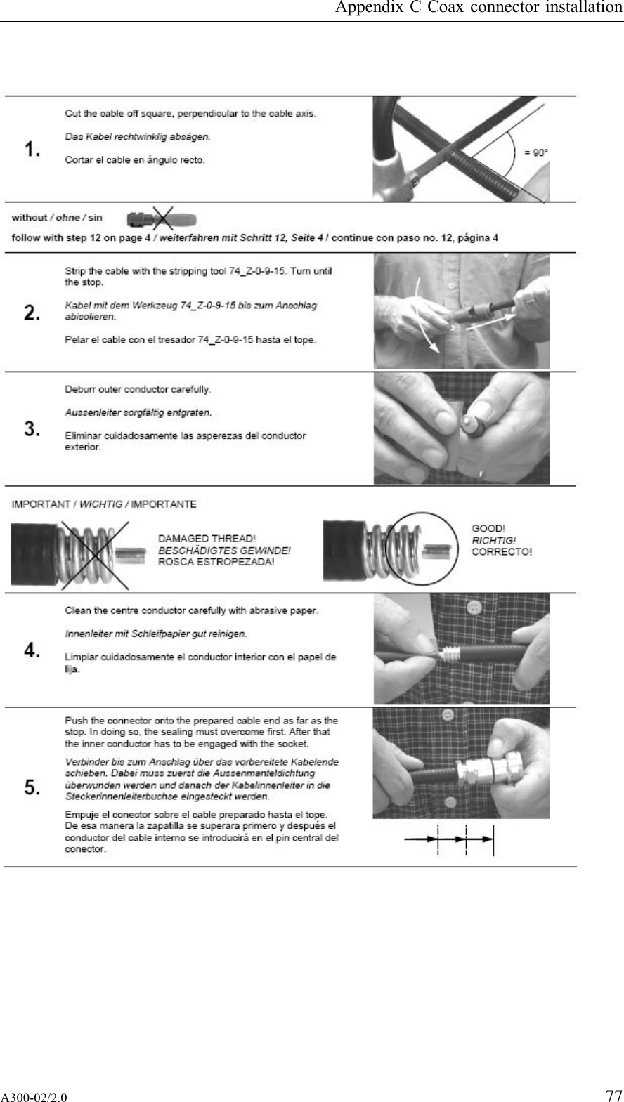 PreliminaryAppendixCCoaxconnectorinstallationA300-02/2.077