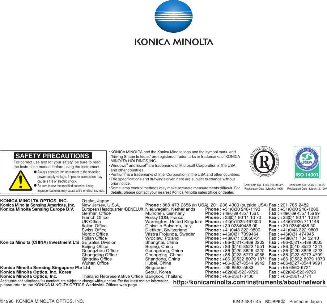 Page 11 of 11 - Konica-Minolta Konica-Minolta-Illuminance-Meter-Luminance-Meter-Chroma-Meter-T-10A-T-10Ma-T-10Wsa-T-10Wla-Users-Manual- LIGHT METER  Konica-minolta-illuminance-meter-luminance-meter-chroma-meter-t-10a-t-10ma-t-10wsa-t-10wla-users-manual