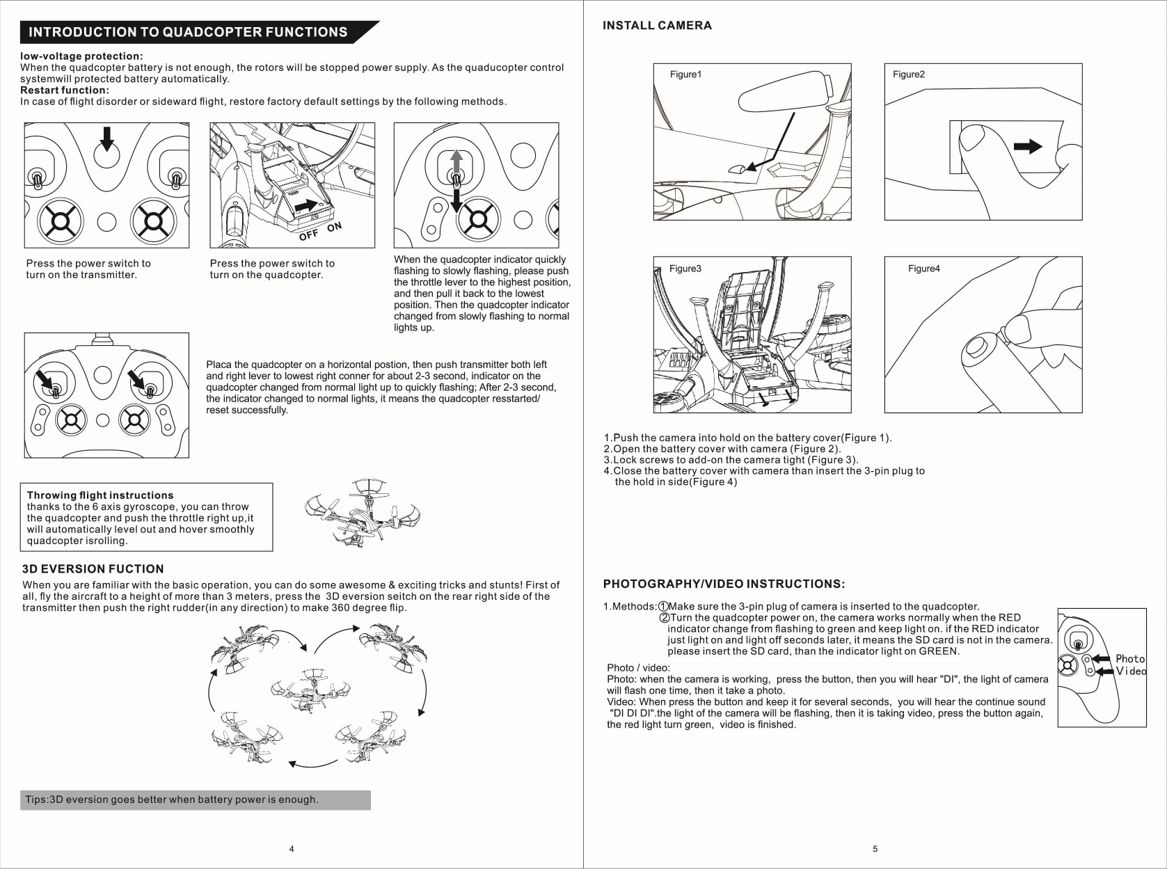 Page 3 of Koome Crafts and Toys 13806380885 Remote Control Helicopters & Drones Series User Manual 