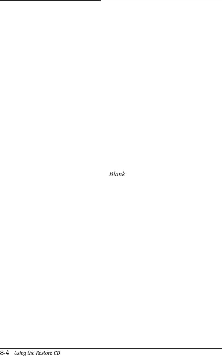 CHAPTER 88-4   Using the Restore CDBlank