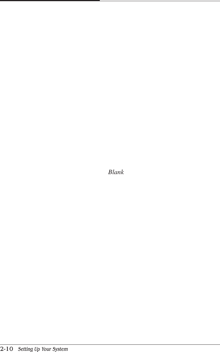 CHAPTER 22-10   Setting Up Your SystemBlank