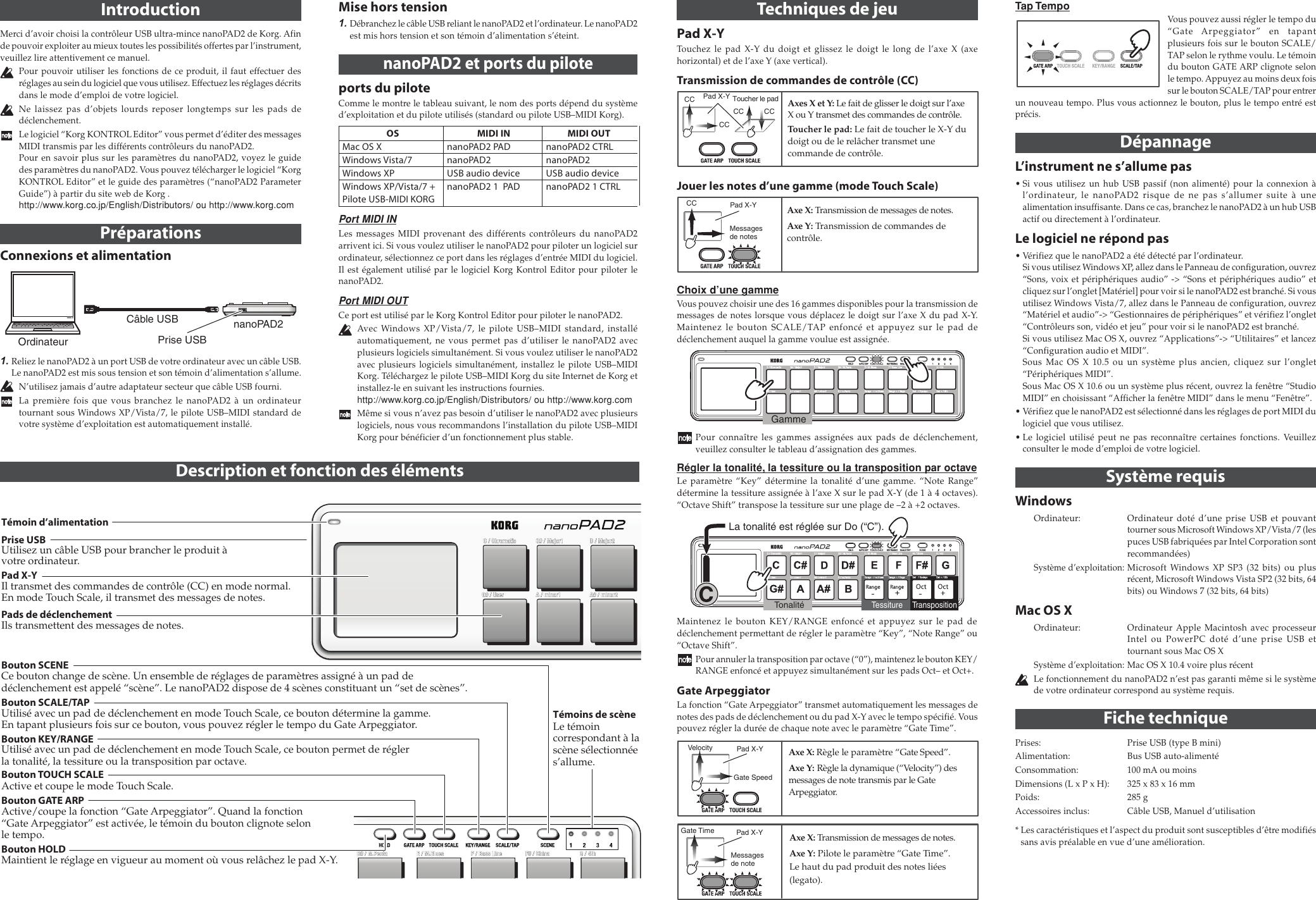 Page 4 of 7 - Korg Korg-Nanopad2-4019-2-Users-Manual- NanoPAD2 Owner's Manual  Korg-nanopad2-4019-2-users-manual