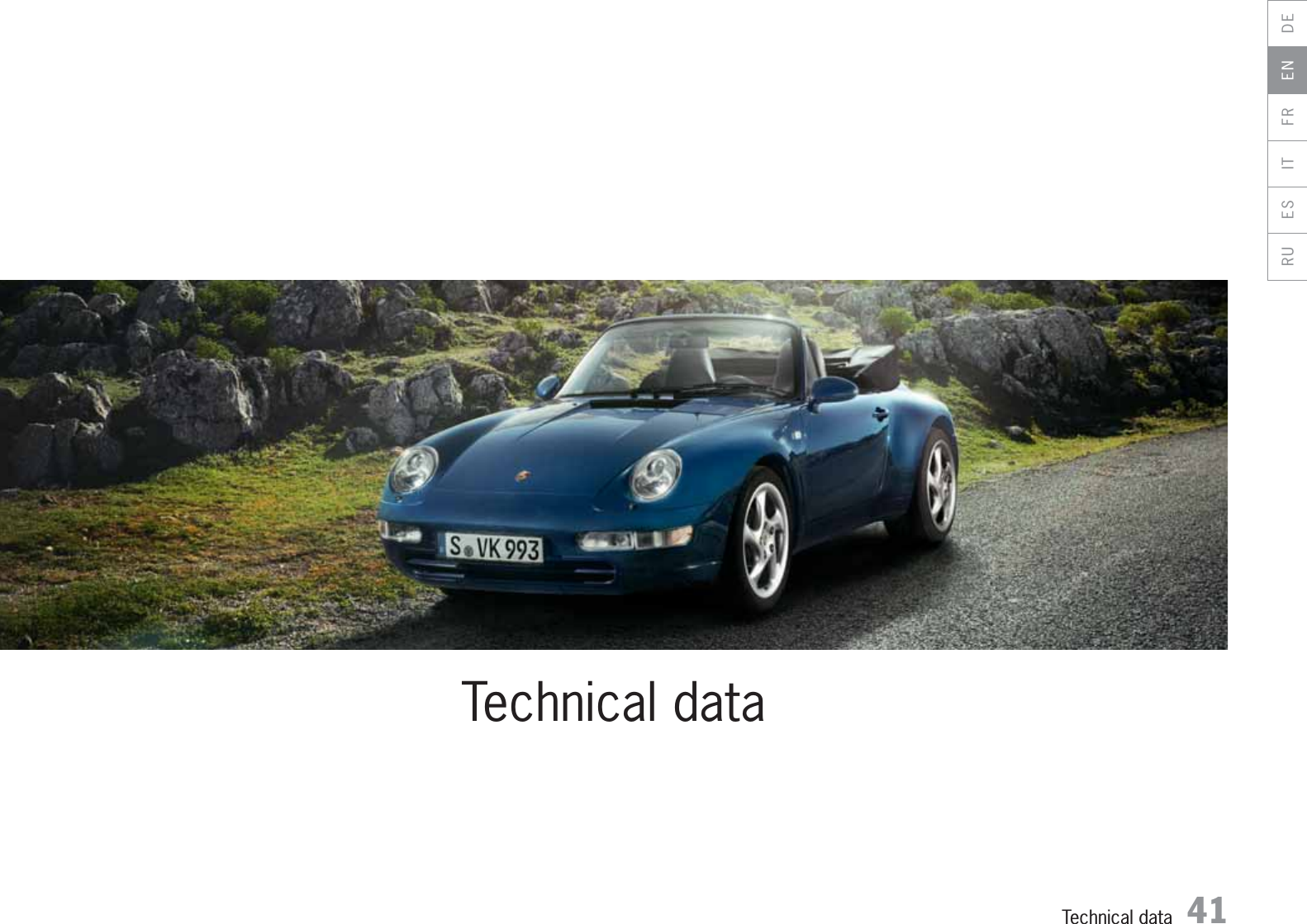 Technical data 41Technical dataDEENFRITESRU