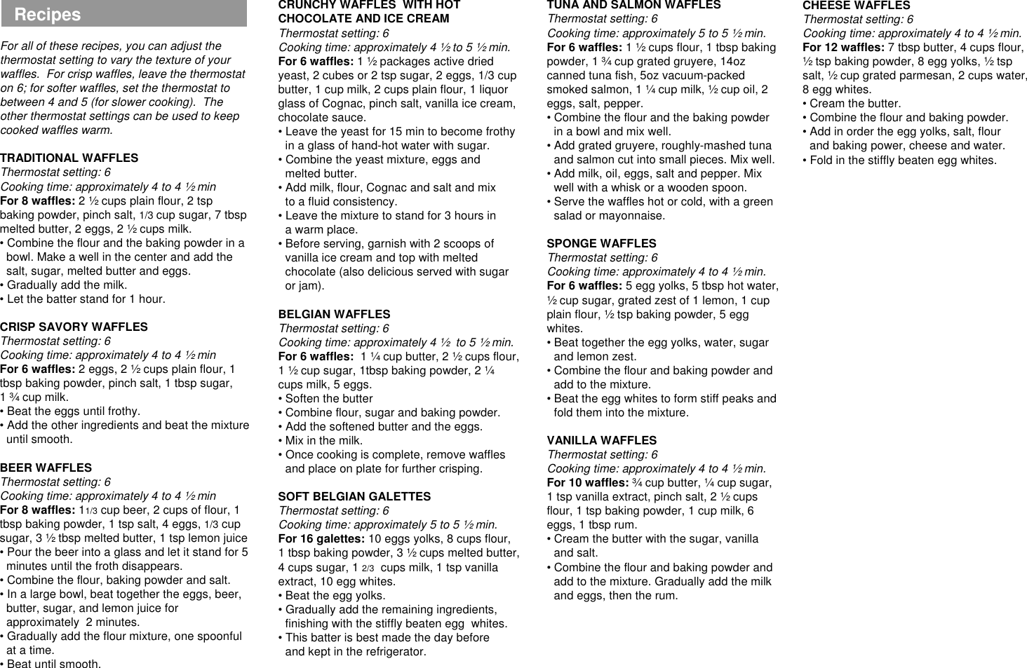 Page 6 of 7 - Krups Krups-Art-Gaufrier-Expert-Users-Manual-  Krups-art-gaufrier-expert-users-manual