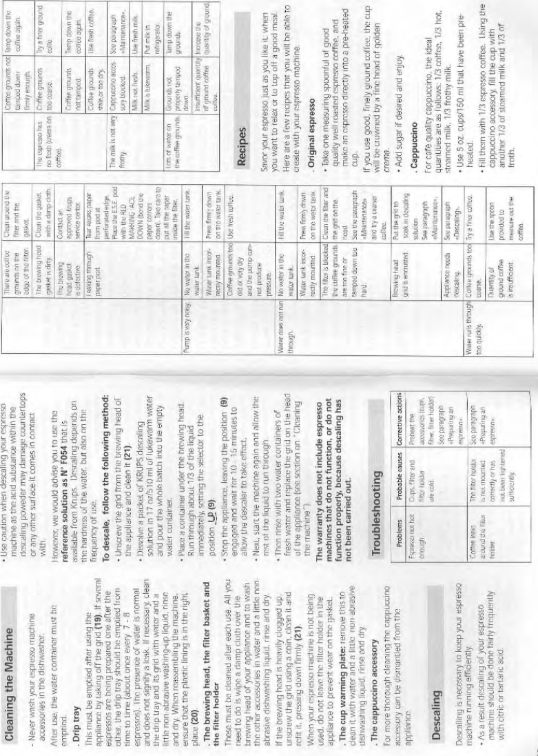Page 7 of 8 - Krups Krups-Xp-4000-Users-Manual- XP4000 Instructions.qxp  Krups-xp-4000-users-manual