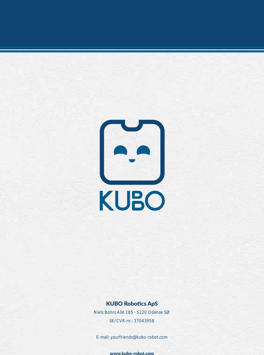 Page 11 of Kubo Robotics ApS KUBO-10 Educational robot User Manual 