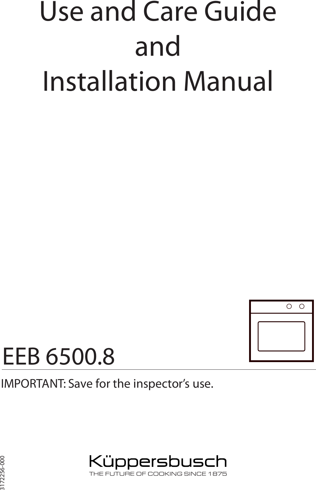 Kuppersbusch Usa Eeb 6500 8 Users Manual 6500 8