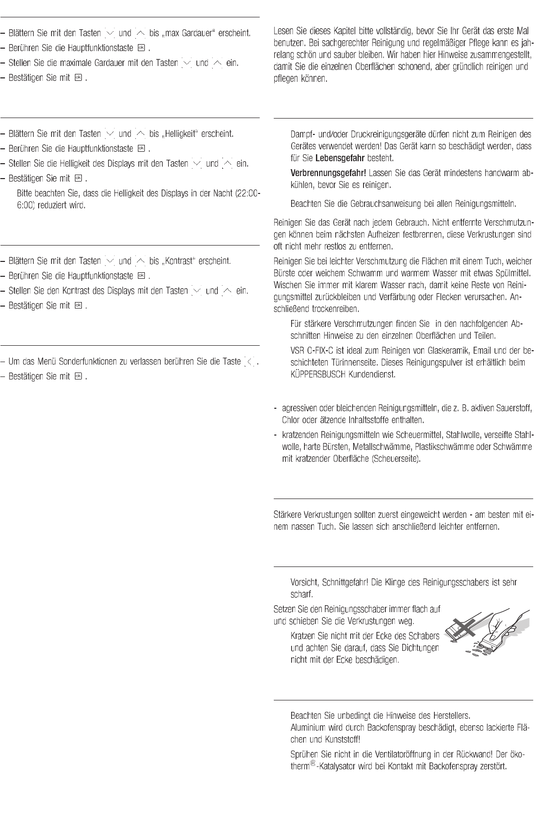 Kuppersbusch Usa Eeb 6500 8 Users Manual 6500 8