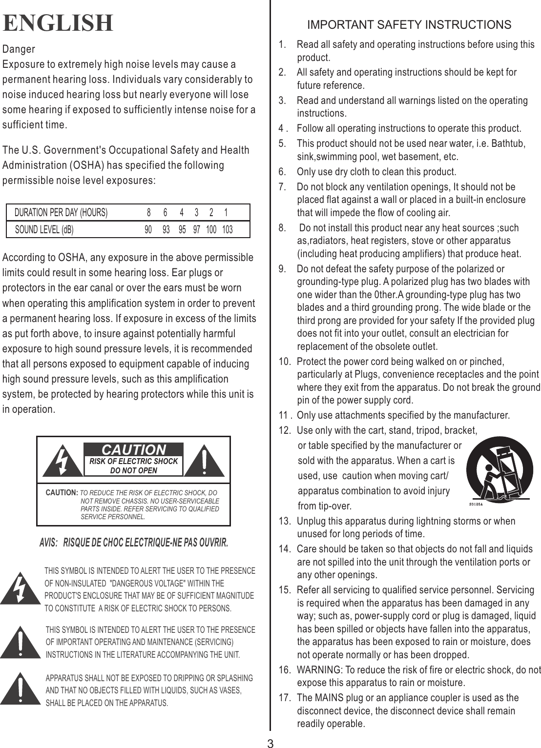 Page 3 of 12 - Kustom Kustom-Hv-30-Users-Manual- HV30 Owners Manual 28JUN2006  Kustom-hv-30-users-manual