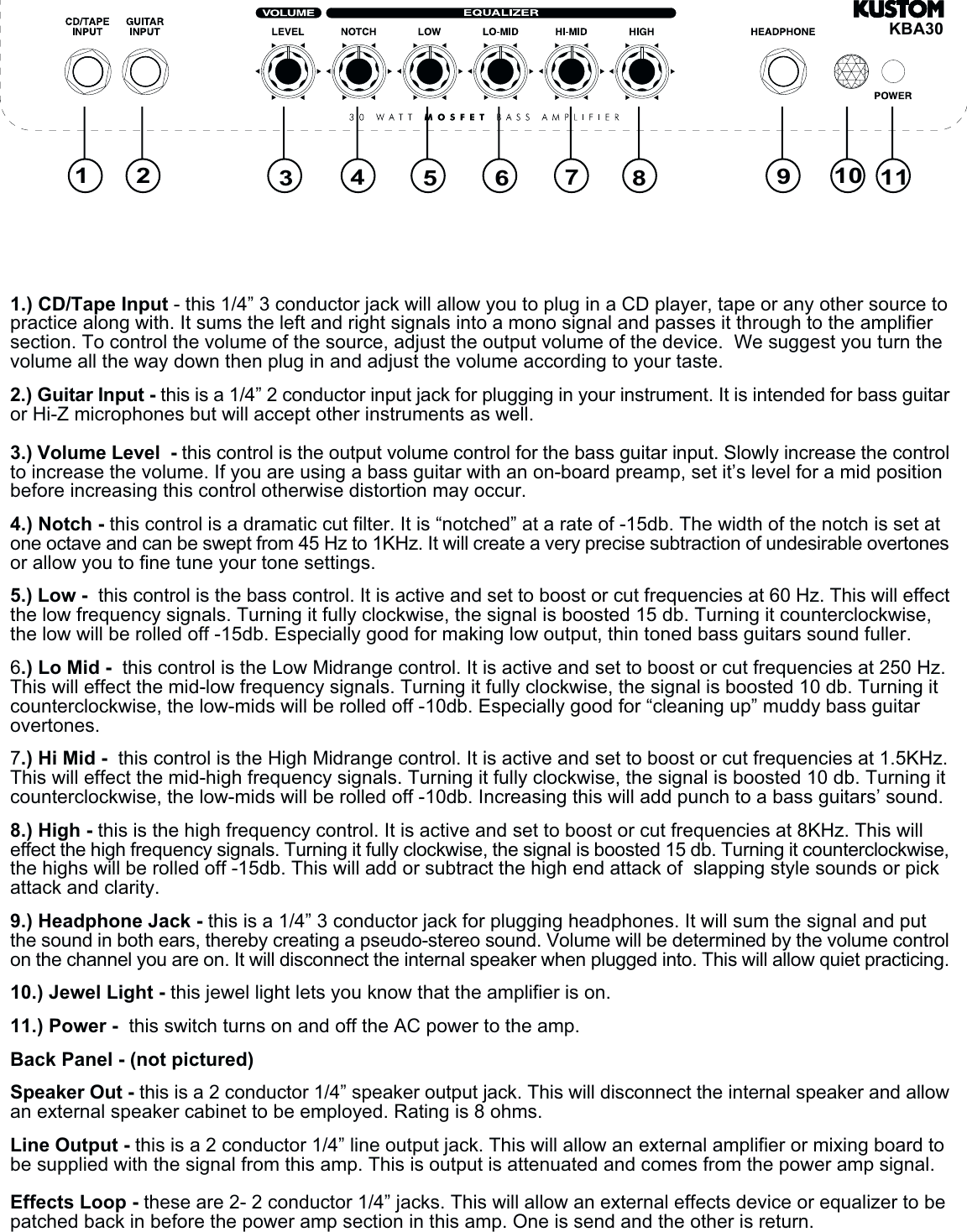 Page 3 of 4 - Kustom Kustom-Kba-30X-Users-Manual- KBA30.fh8  Kustom-kba-30x-users-manual