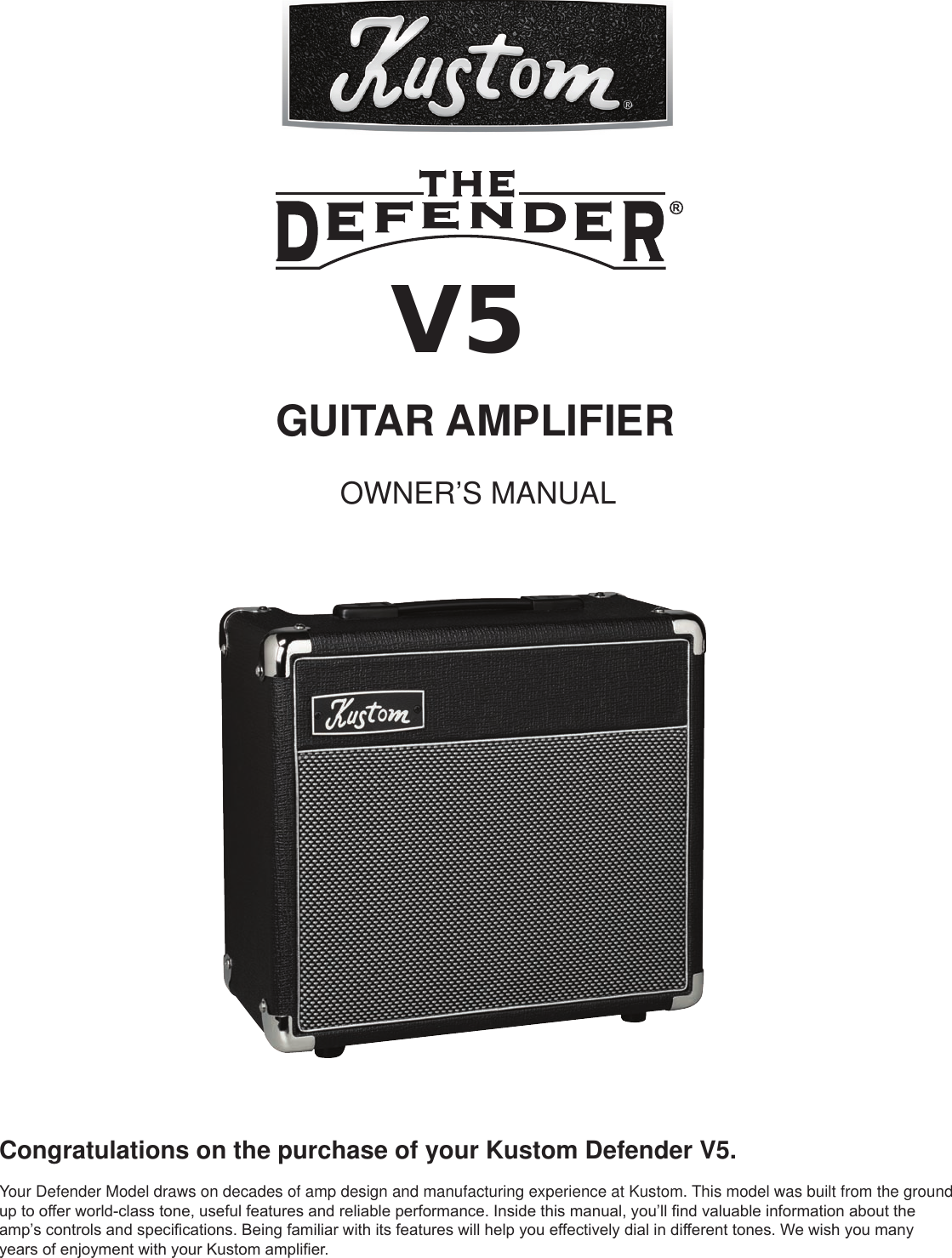 Kustom defender v5 Outlet