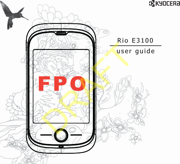 User Guide 1FPOuser guideRio E3100DRAFT