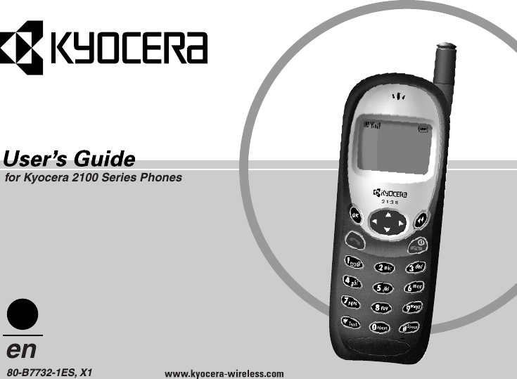 80-B7732-1ES, X1enfor Kyocera 2100 Series Phones
