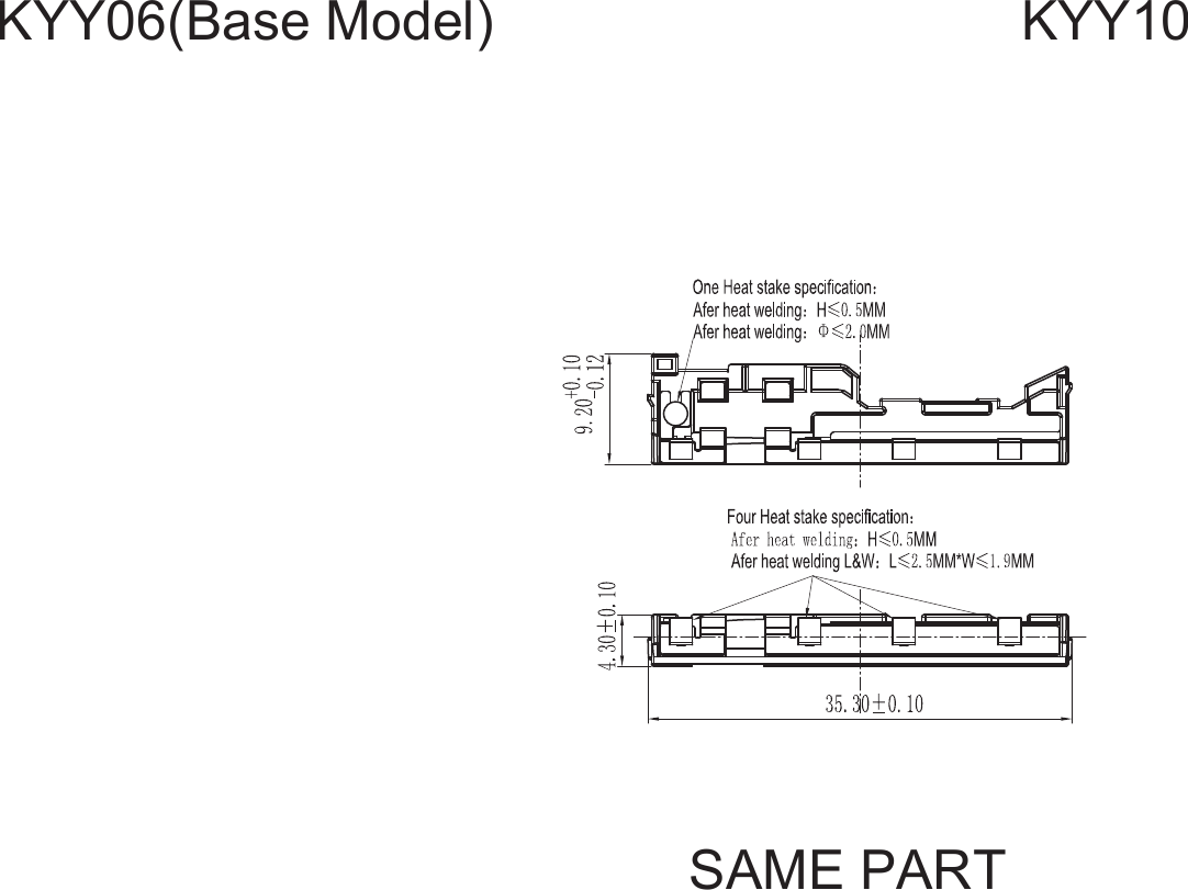 KYY10KYY06(Base Model)SAME PART