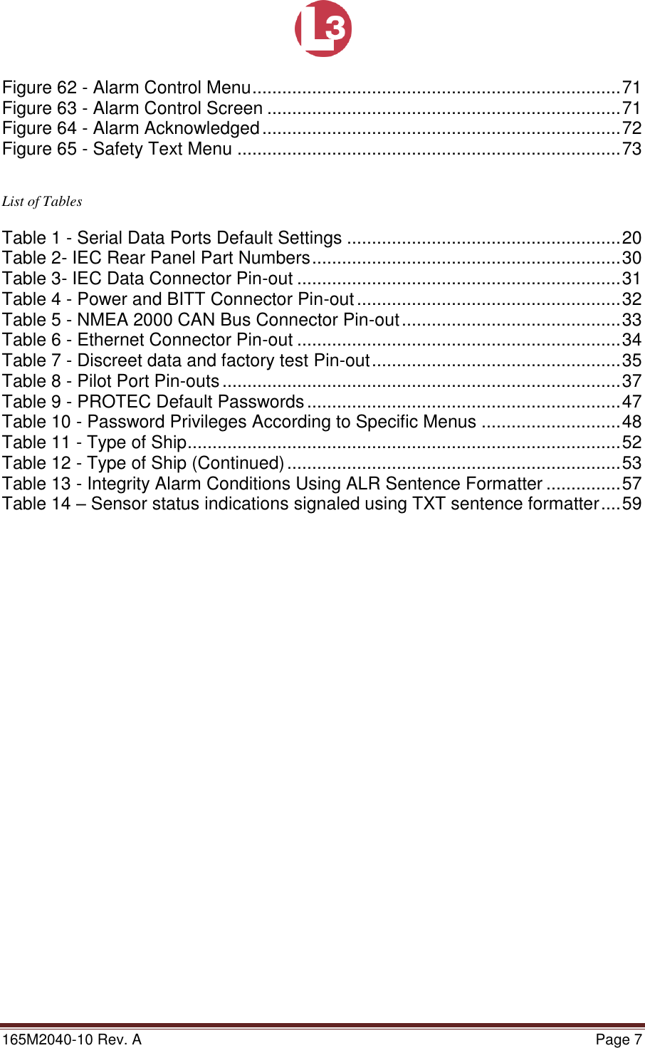 Page 7 of L3 Technologies AISA6 Shipboard Mobile AIS User Manual Memory Verification Procedure