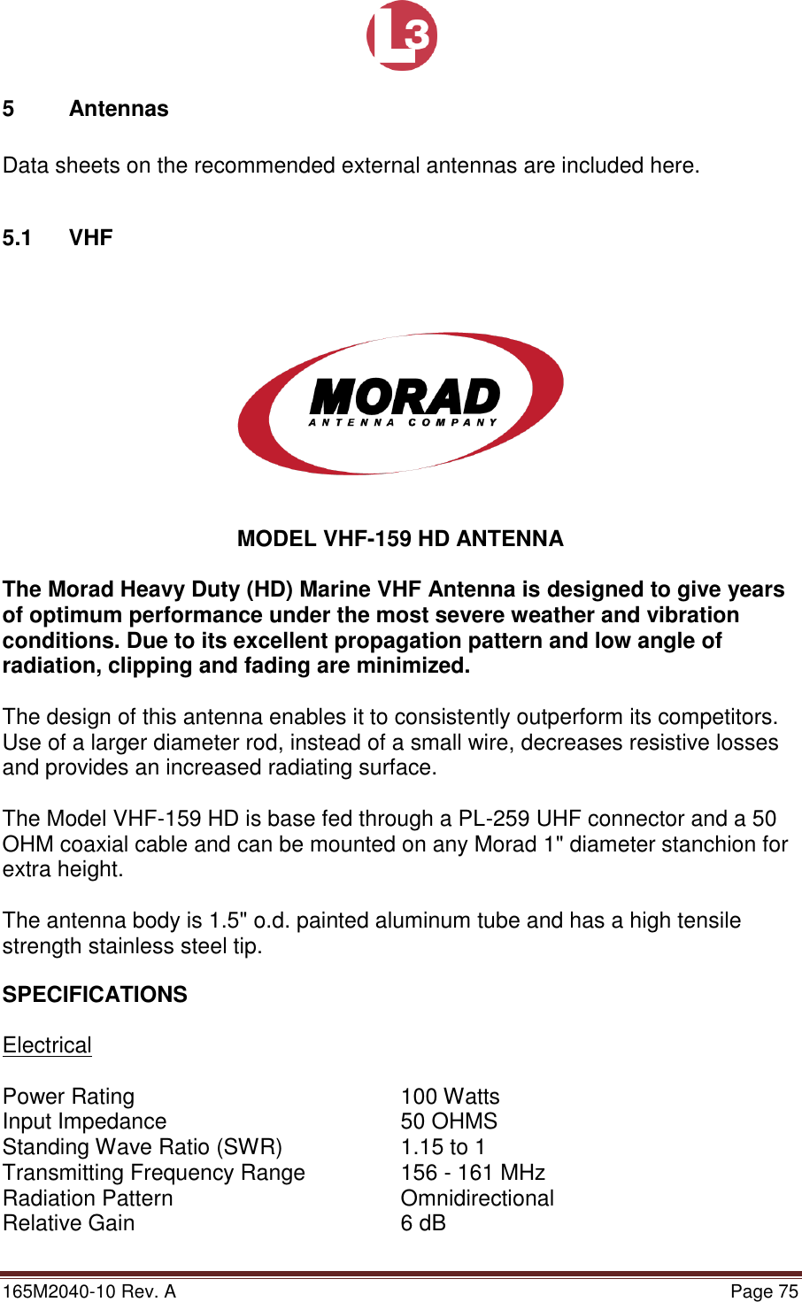 Page 75 of L3 Technologies AISA6 Shipboard Mobile AIS User Manual Memory Verification Procedure