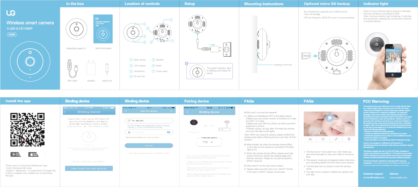 This equipment should be installed and operated witha minimum distance of 20 centimeters the radiator and your body.