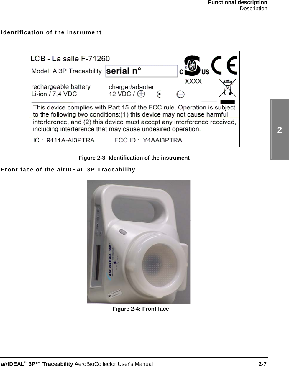 Lcb Ai3ptra Impaction Aerobio Collector User Manual R F