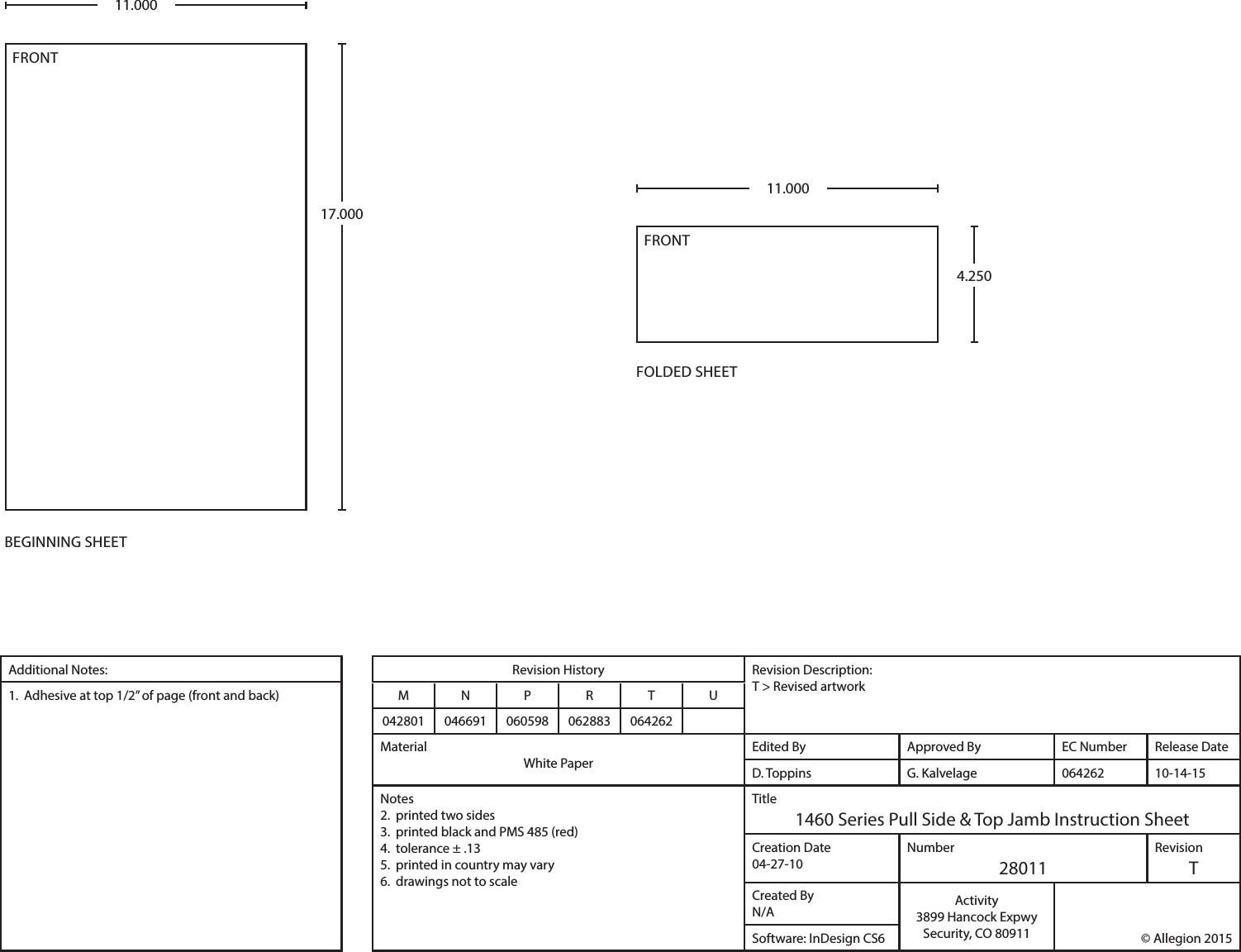 Page 3 of 3 - LCN  1461 Peel-N-Stick Installation Guide LCN1461Peel-N-Stick Instructions