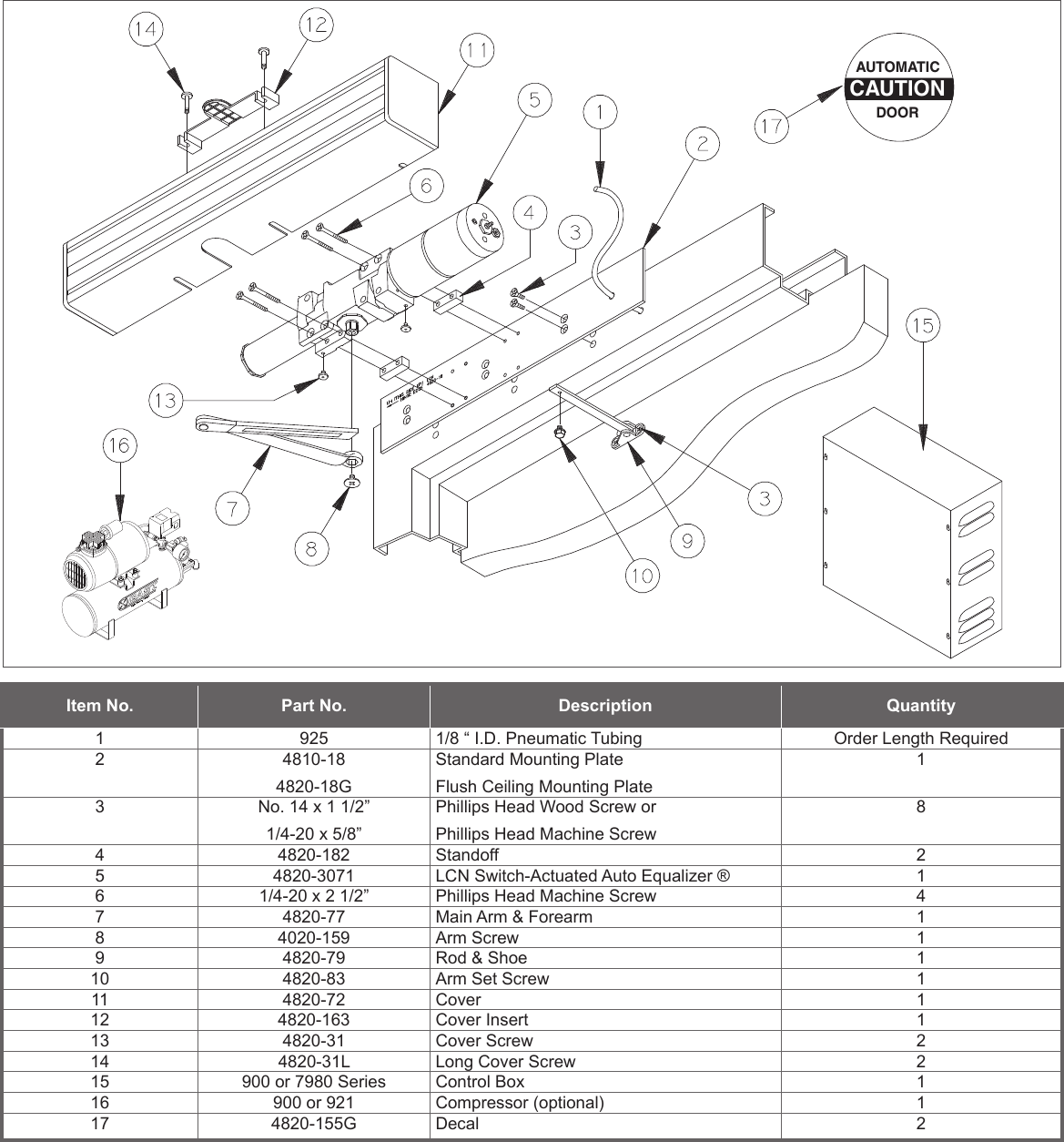 Page 5 of 7 - LCN  4820 Series Installation Guide LCN4820installationguide