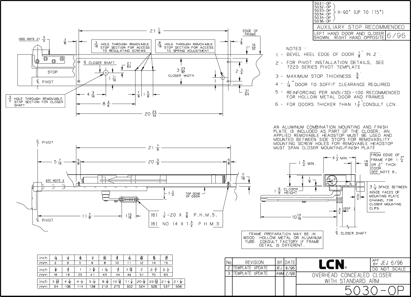 Page 5 of 5 - LCN 14126r04 5030 Series Installation Guide LCN5040installationguide