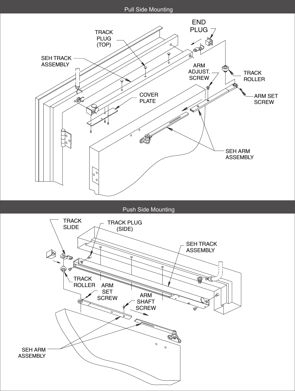 Page 2 of 4 - LCN  SEH Sentronic Electric Door Holder Installation Guide LCNSEHinstallationinstructions