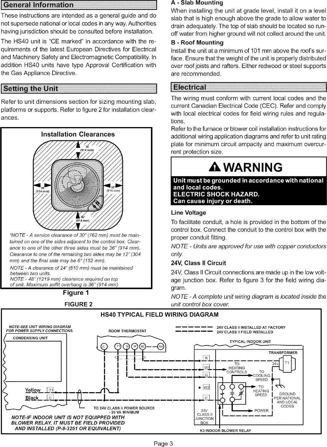 Page 3 of 12 - LENNOX  Air Conditioner/heat Pump(outside Unit) Manual L0805497